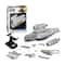 Star Wars - The Mandalorian Razor Crest Paper Model Kit: 140 Pcs